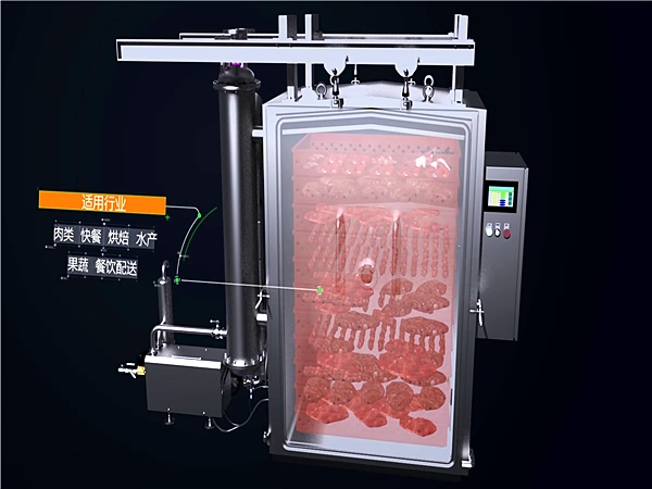 真空快速冷却机，5-10分钟冷却到常温，抑制细菌