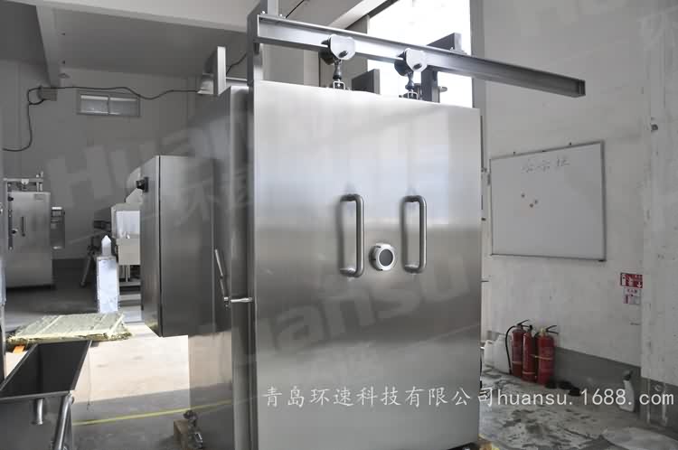 400kg蒸煮熟食真空冷却机，根据牛肉质地专项定制